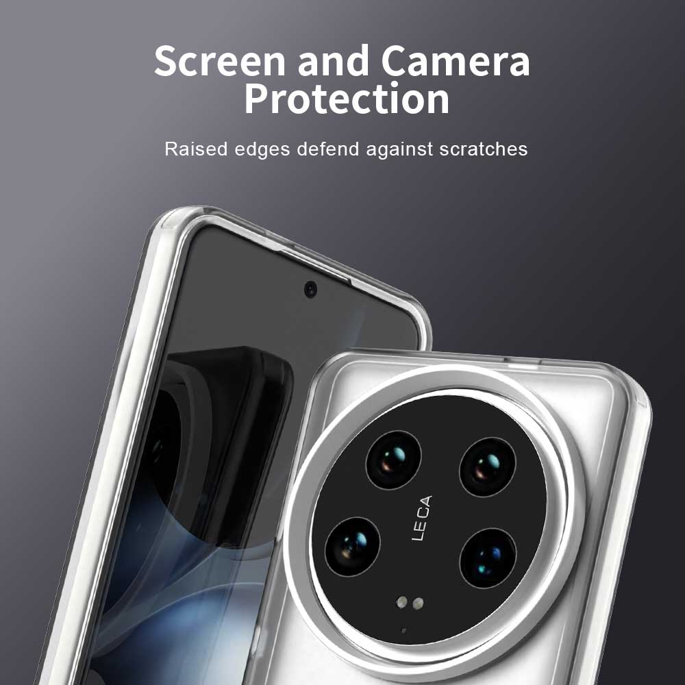 For Xiaomi 14 Ultra Case Compatible with MagSafe PC+TPU+PET Anti-Drop Phone Cover