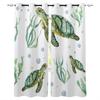 Sea Turtle Ocean Creature Landscape Blackout Curtains For Living Room Bedroom Window Treatment Blinds Drapes Kitchen Curtains