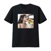 2026 New LIMITED NEW Mia Khalifa Star Eating Sandwich T Shirt  Vintage Streetwear Versatile Unisex T Shirt
