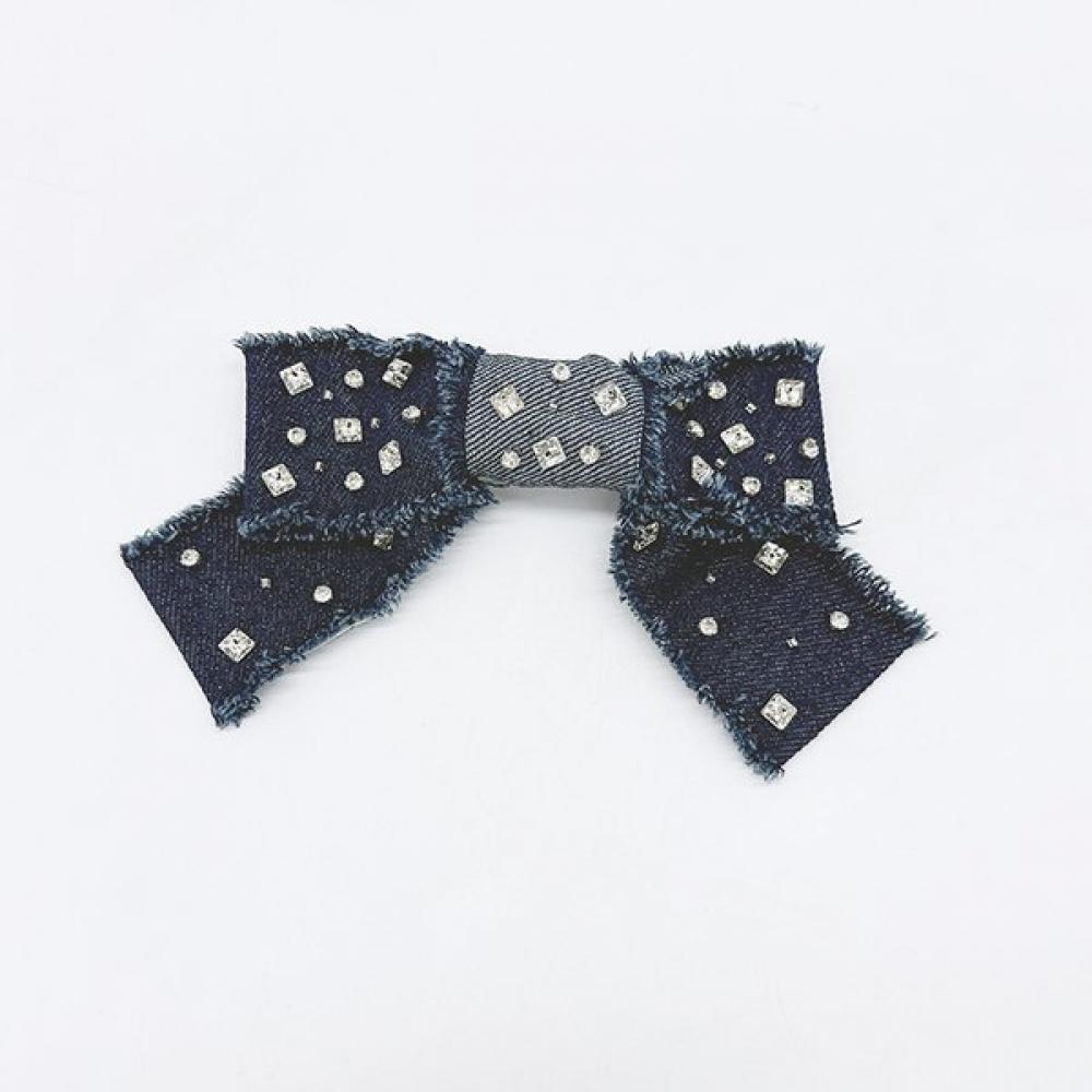 So Salt madiSo Denim Crystal Hairpin 035b112003