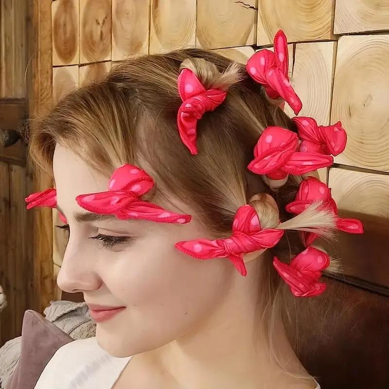 Щипцы для завивки волос Sleep Shaping Curling Stick Ленивый человек Sleep Curling Hair Tail Tube Bangs Large Wave Без химической завивки Без повреждения волос Cabello