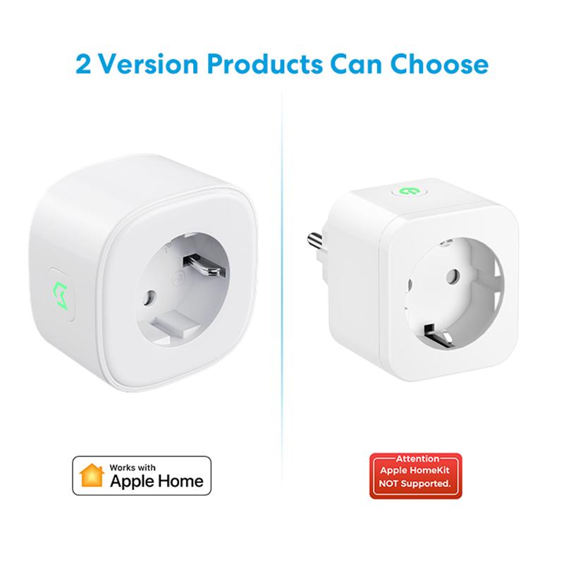 Homekit Smart Plug EU Wi-Fi 16a Настенная розетка Таймер Расписание Голосовое управление Поддержка Alexa Google Assistant Smartthings