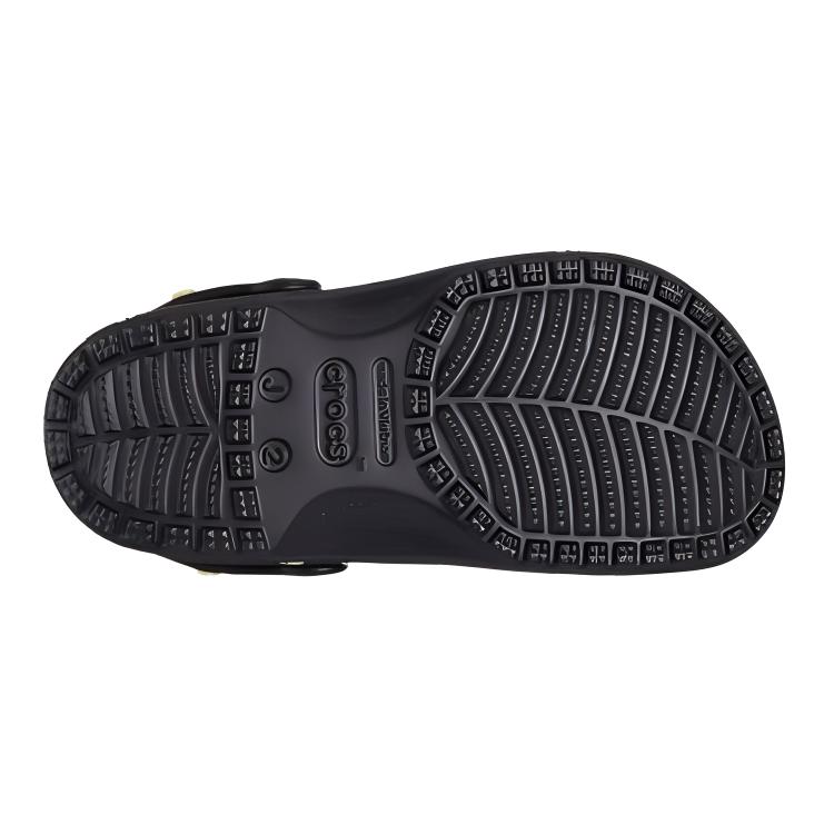 Crocs Детские сандалии слипоны на толстой подошве из ЭВА, черные 210355-001