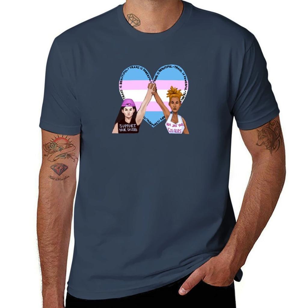 Support Trans Unisex Tshirt Work Comfort Tshirt For Unisex