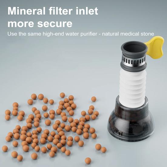 Faucet Filter 360 Degrees Rotatable Water Purifier with Reinforced Ring Durable Splash-Proof Kitchen Tap Filter for Home Restaurant