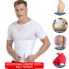 Men Slimming Shaper Posture Tops Male Belly Abdomen Corrector Compression Body Building Chest Tummy Shirt Corset Prayger Mesh