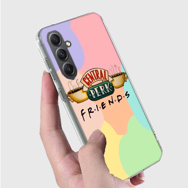 Friends TV Show Purple Door Phone Case For Samsung A17 A56 A55 A35 A36 A26 A25 A15 A16 Galaxy Note 20 10 9 8 A70 A50 A40 A30 A20