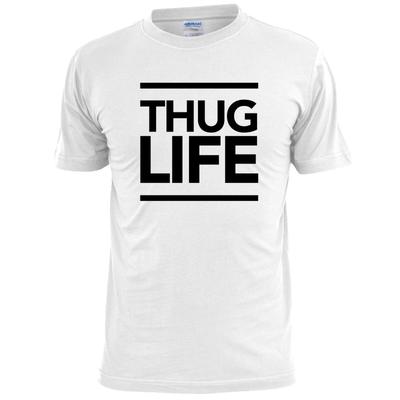 Мужская футболка Thug Life Рэп Хип-Хоп Dre Cube Snoop Gangsta