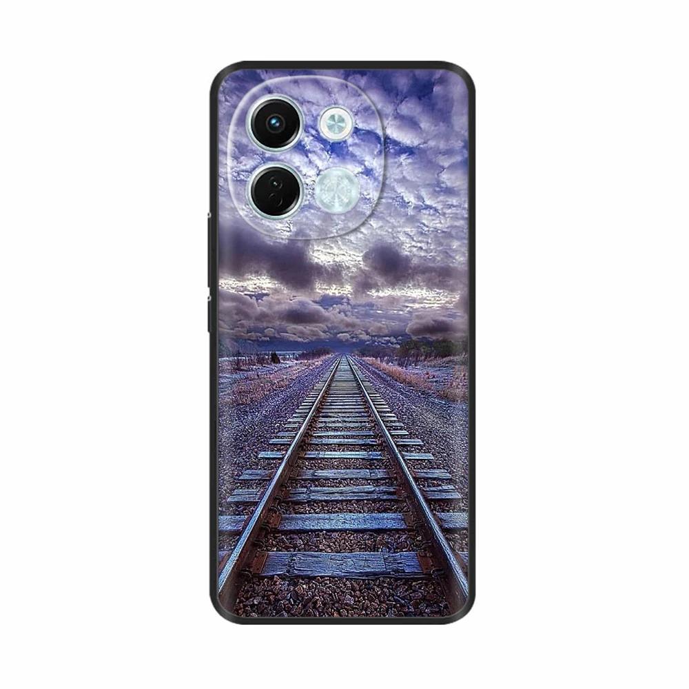 Чехол для Tecno Pova 6 Neo 5G Милые цветы Корпус телефона Мягкий Тонкий ТПУ Силиконовый чехол Для Tecno Pova6 Pro Pova 6Neo 4G 5G Накладки