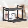 BieYing 2-Tier Kitchen Microwave Oven Storage Rack