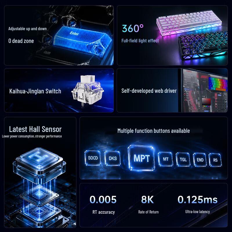 Colorful Chuanyun Xuanjia 60 Pro Magnetic Switch Gaming Keyboard