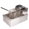 Electric Deep Fryer Professional Adjustable Temperature Stainless Steel Deep Fryer with Lid Basket