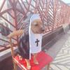 Nun Style Pet Costume Breathing Material Fun Photo Prop For Small And Medium Pets