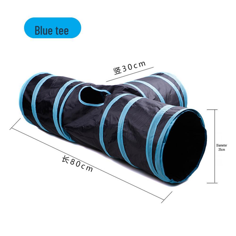 Foldable Rainbow Cat Tunnel: Interactive Cross-Border Play Tube for Cats