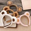 1/2/3Pcs Bear Ear Decor Headband Decorative Animal Hair Hoop Cartoon Hairband Baby