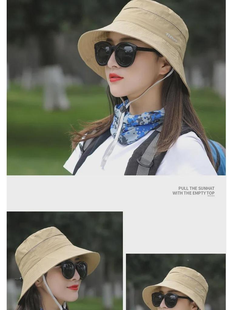 Women's Summer Outdoor Sun Hat - Lightweight, Breathable, and Versatile with Face Cover
