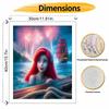 Disney Little Mermaid fireworks oil painting art painting kit handmade diy gift home decoration, paint by numbers for adults wall decor