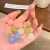 Серьги из серебра S925 пробы с двухсторонним жемчугом для женщин — элегантный, универсальный, модный дизайн