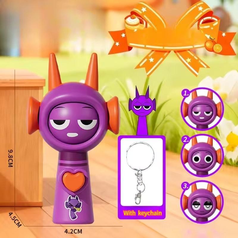 1/6 шт. Мини-фигурка Sprunki Меняющая лицо Игрушка Фильм Sprunki Модель Венды Куклы Фигурки с брелоком Подарок для детей