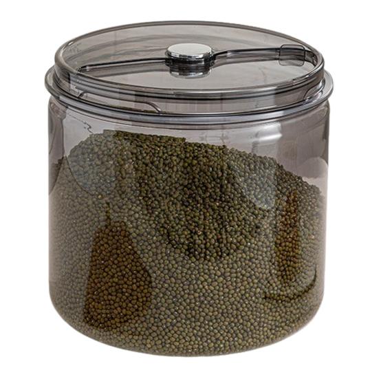 Ведро для риса Прозрачная визуальная панель Большая вместимость Герметичный Защищенный от влаги Пластиковый контейнер для хранения пищевых продуктов