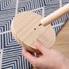 1pc Wooden Standing Paper Towel Holder - Kitchen Restaurant Roll Dispenser 2