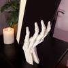 Готические Скелетные Руки Подставки для Книг, Настольный Держатель для Визиток, Декоративные Аксессуары в Стиле Хоррор для Вечеринок, Хэллоуина, Домашнего Офиса
