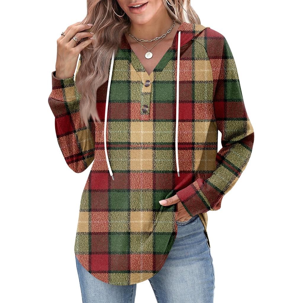 Women's Fashion Women's Lightweight Long Sleeve Pullover With Pockets Preppy Graphic Hoodie