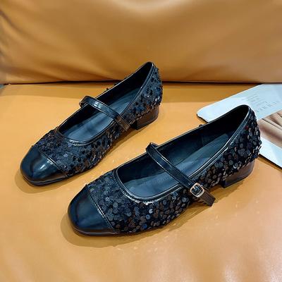 Модные женские туфли Мэри Джейн, весенние новые модные элегантные туфли на плоской подошве, женские удобные туфли с мягкой квадратной подошвой