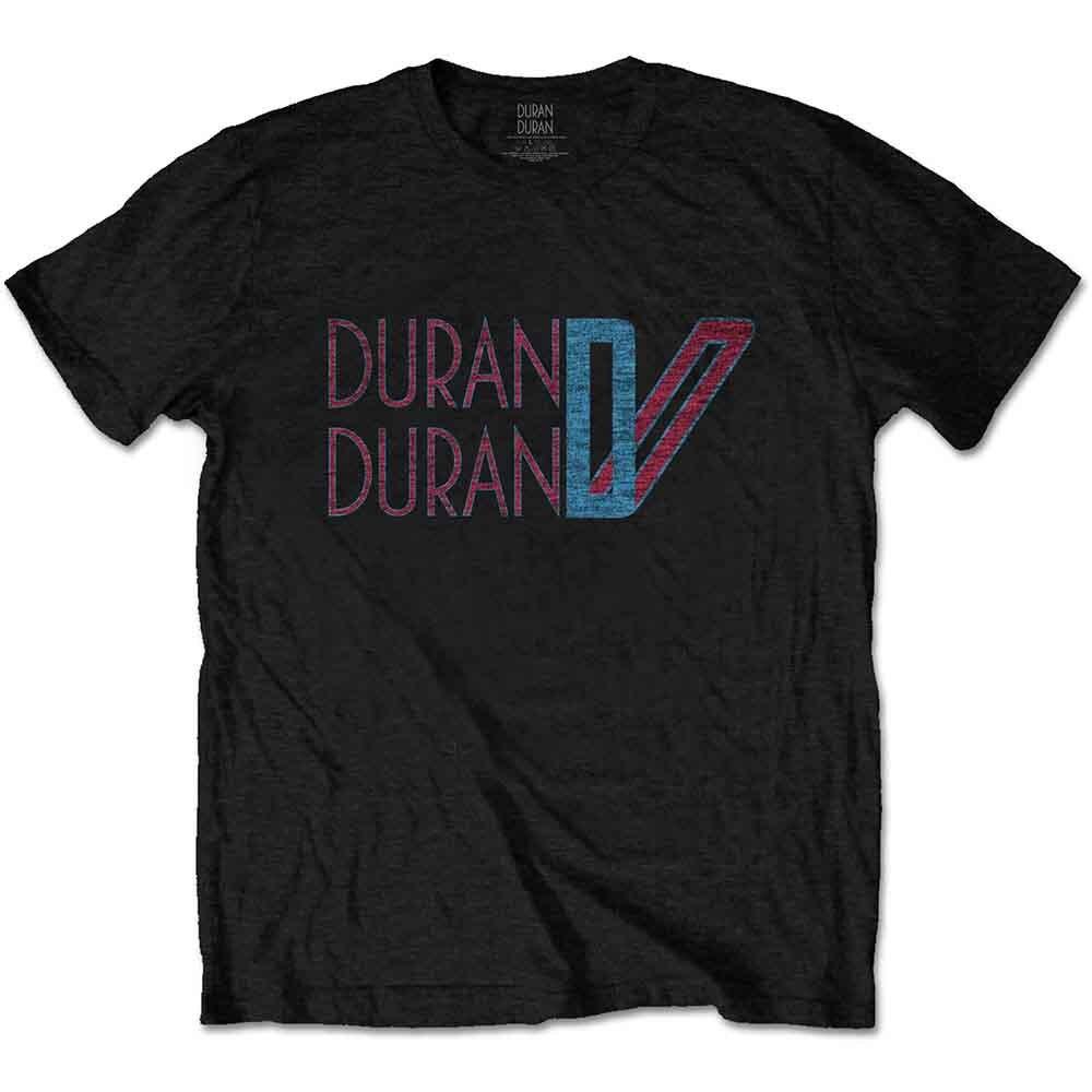 Duran Duran Double D Logo T-Shirt Black New Unisex T-Shirt
