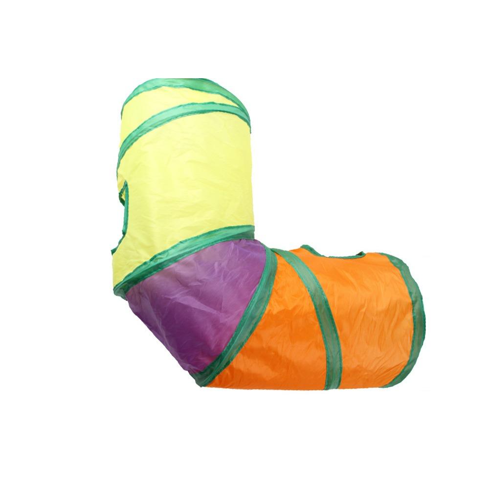 Breathable Cat Tunnel Tube Polyester+Steel Wire Pet Fun Play Toy Portable Cat Nest Guinea Pig