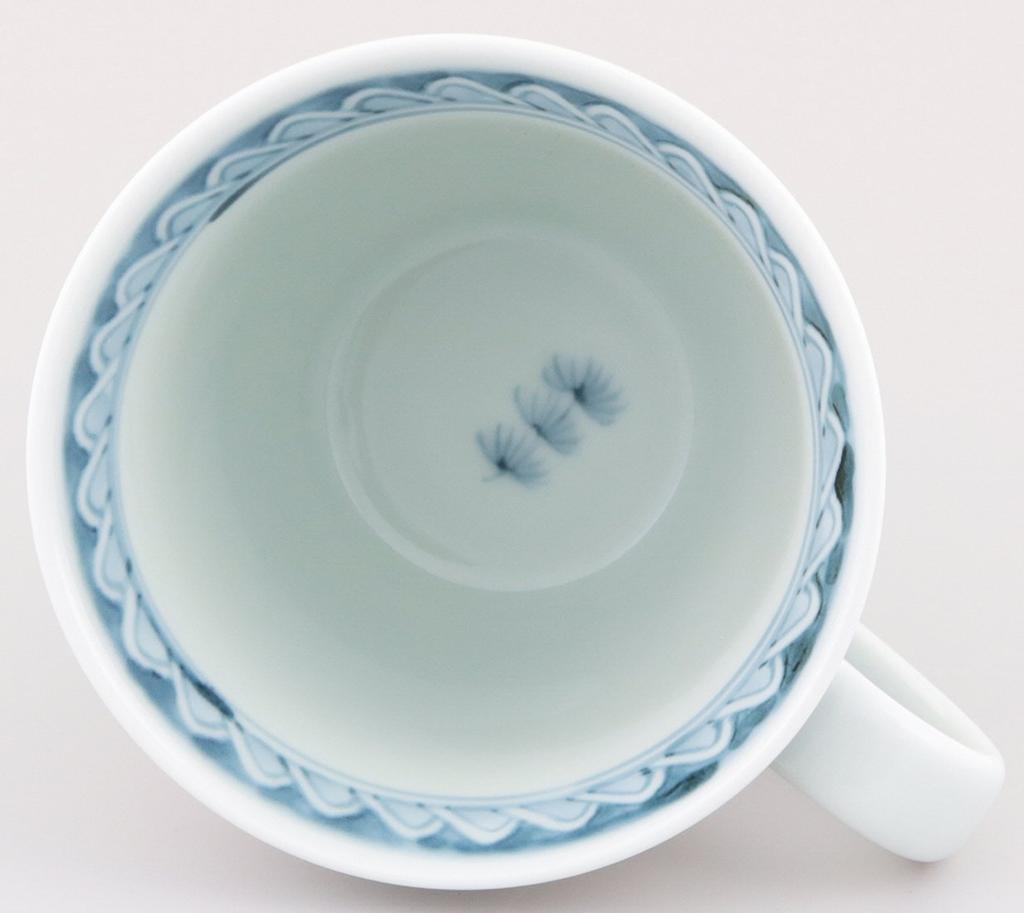 Hasami Ware Rinkurou Kiln Yumeji Кружка Золотая рыбка 009408C230