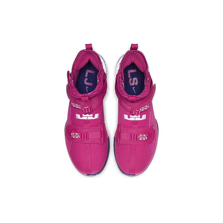 Nike LeBron Soldier 13 'Kay Yow' (Unisex) Vivid Pink / White / Regency Purple Basketball Shoes CV1942 600