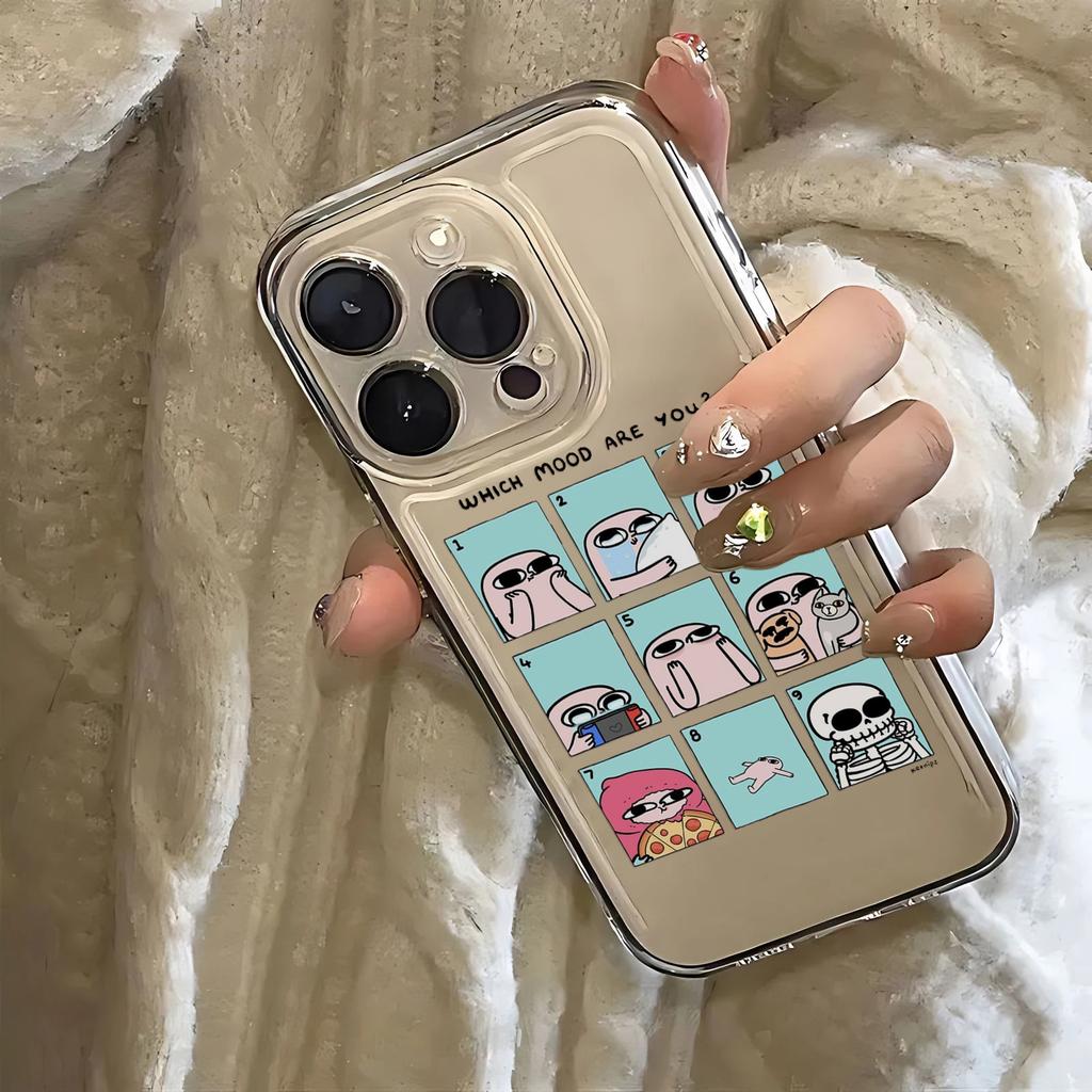 Ketnipz маленький розовый боб Чехол для телефона для iPhone 17 16 15 14 13 12 Mini Air Pro Max X XR XSMax 7 8 Plus Прозрачная мягкая задняя крышка