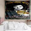 1PC Alien horror Artwork K-pop music group Tapestry Accessories for Bedroom,Livingroom, dormitory Room Wall Decor Fan Birthday Gifts