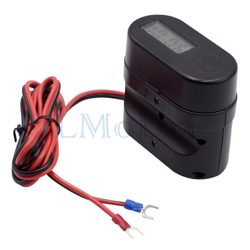 LMoDri Мотоцикл Многофункциональный 4 в 1 Электронные часы Тип прикуривателя Двойные порты USB Зарядное устройство