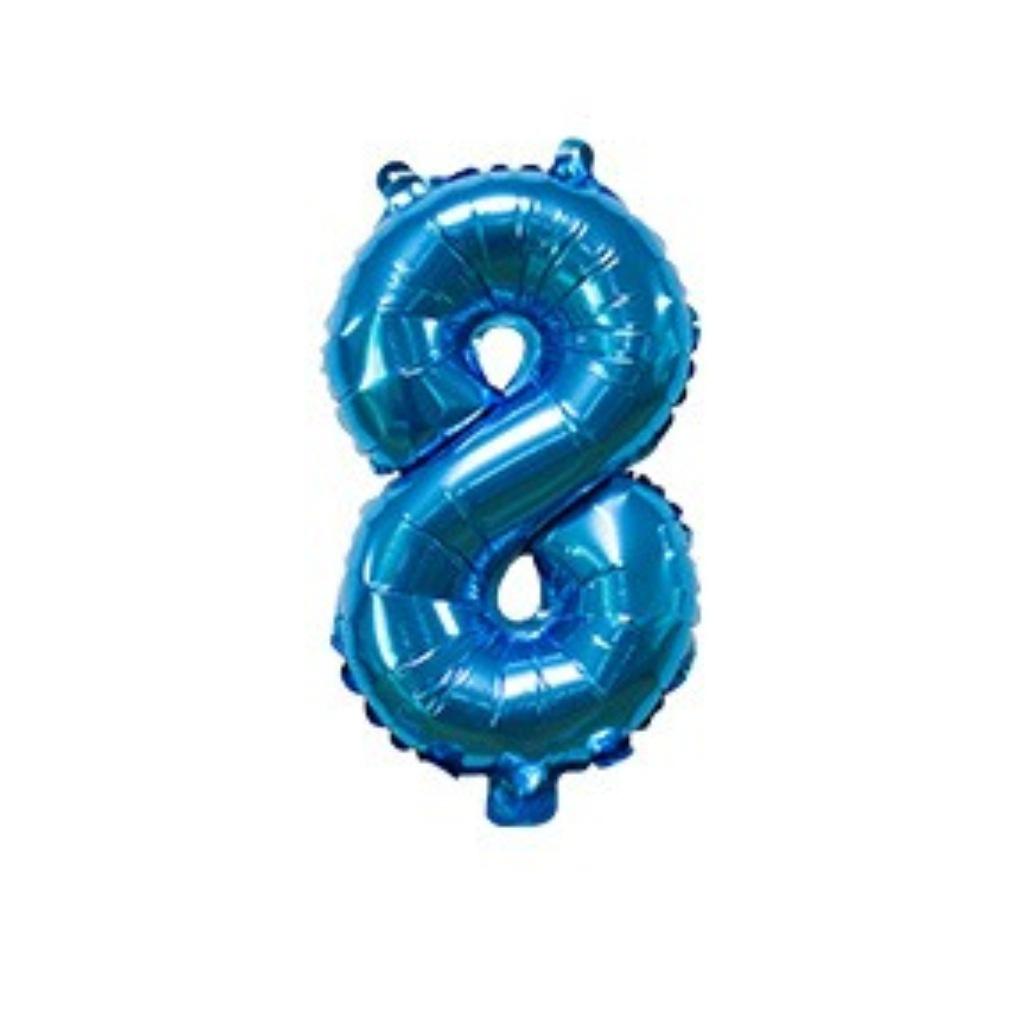 16-Inch Us Version Of Thin Body Digital Birthday Party Decoration Props Decoration Aluminum Film Balloon Digital