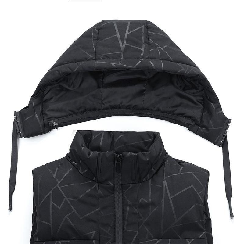 Мужской жилет, куртка, теплый хлопковый жилет, большой мужской жилет