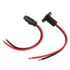 Вилка и розетка для троллингового мотора DC12V с 2 проводами, утопленный монтаж, Plug and Play для морских лодок, каяков