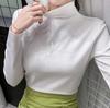 Winter Warm Women Turtleneck Pullovers Thick Bottoming Shirt for Women Warm Blouse Winter