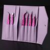 6Pcs False Eyelash Tweezers Set for Fake Fan Lashes Eyelash Extensions Planting Eyebrow Clip Eyelashes Tongs Makeup Nail Tools
