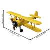 MOC PT-17 Stearman Самолет Строительные Блоки Модель PT-17 Stearman Учебный Самолет Кирпичики Сборка Игрушки Детские DIY Подарки на День Рождения
