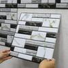 Самоклеящаяся плитка Наклейка на стену - Домашний декор 3D ПВХ наклейки Для кухонного шкафа Ванной Водонепроницаемые обои