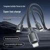 120 Вт Золотое плетение 3-в-1 Super Fast Charging Кабель | Совместим с Apple MFI и Type-C