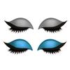 2 Lazy Stickers Eye Shadow Eyelash Pairs Reusable Eye Makeup Stickers