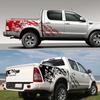 Наклейки на борт пикапа For Foton Tunland TK 2012- Графика для грузовика Декор Splash Grunge Наклейка на крышку багажника Автоаксессуары