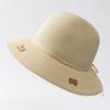 Spring and summer seaside beach sunshade straw hat women's sun protection versatile fisherman hat fresh big eaves sun hat foldable