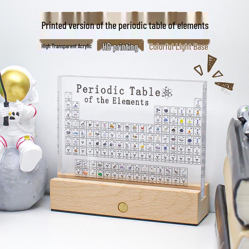 3D Periodic Table Model: Chemistry Teacher's Creative Desktop Ornament & Junior High School Educational Gift.