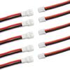 5 Pairs JST-PH 2.0 Male & Female Connectors | 80mm Cable, 22AWG Soft Silicone | For JJRC H36, H67, Blade Inductrix, Eachine E010 E013