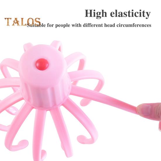 Электрический массажер для головы Octopus, массаж головы, 3 режима вибрации, портативный перезаряжаемый дизайн, массажер для кожи головы, инструмент для массажа