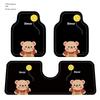 Car Floor Mats, Universal Carpet, Single-Piece Cartoon Cute Simple Floor Mat for the Driver's Seat, Anti-Dirt and Easy to Clean Car Mat